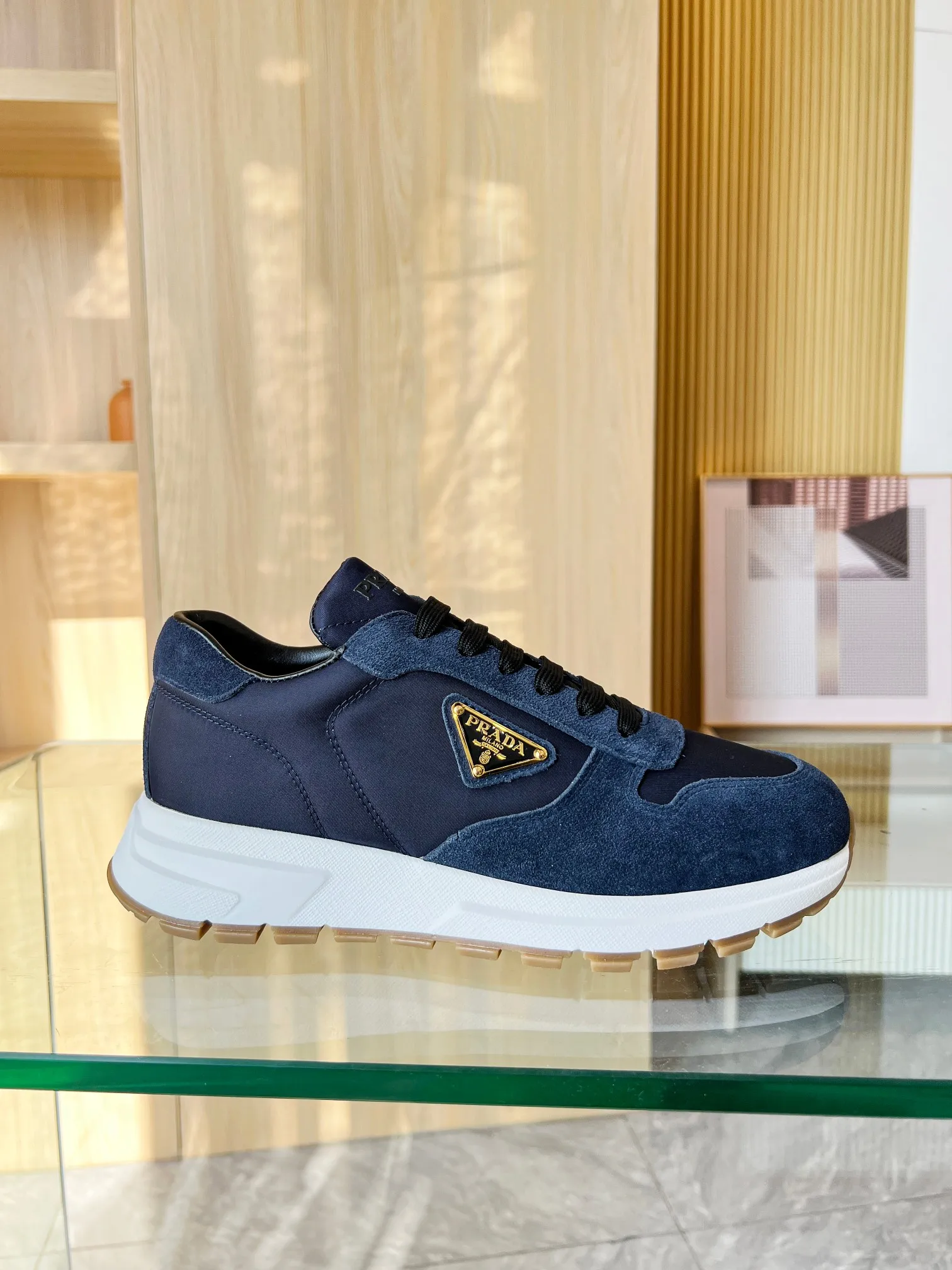 👟👟Ex-factory price 520👟👟 Prada "PRADA.." 2024 explosive model for couples has been shipped. , original version developed 1:1, fabric: waterproof cement nylon cloth, lining: sheepskin, foot weight: sheepskin, 35--46 yards, "34 and 41 yards can be customized without return"